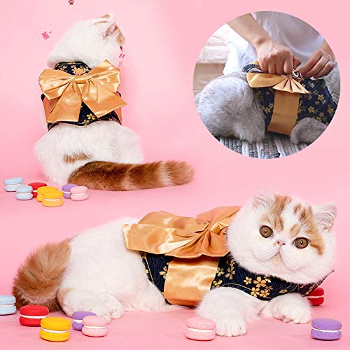 Amazon | 犬 ハーネス 小型犬 猫 ハーネス リード付き 犬 服 秋 脱げ